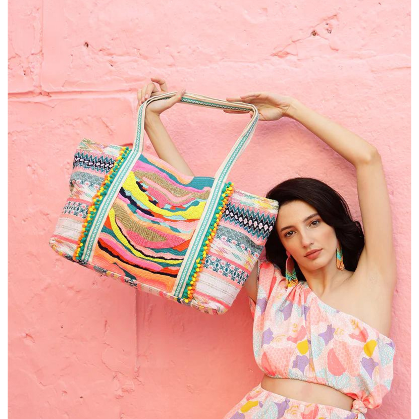 Daphne Large Tote | Embellished