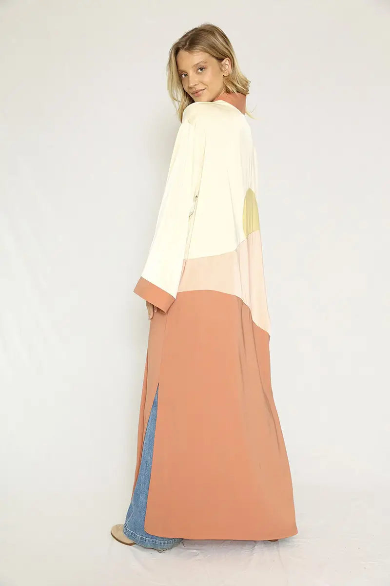 Solstice Duster | Satin Texture