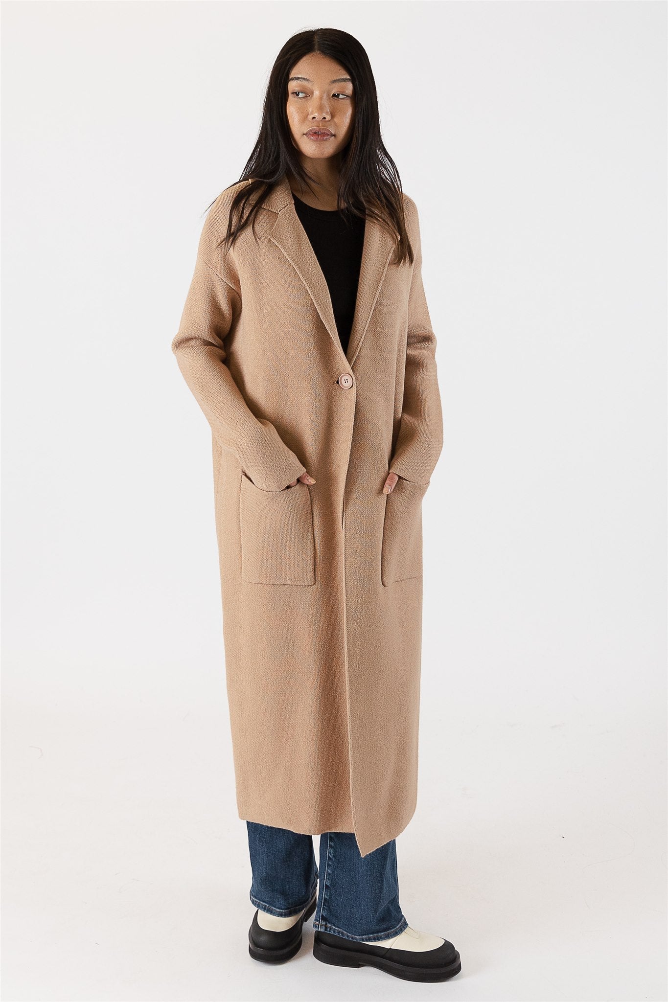 Jimmi Sweater Coat | Camel