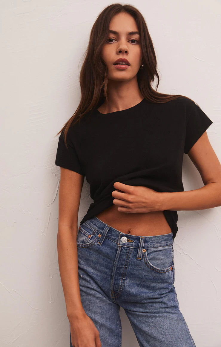 Modern Slub Tee | Black