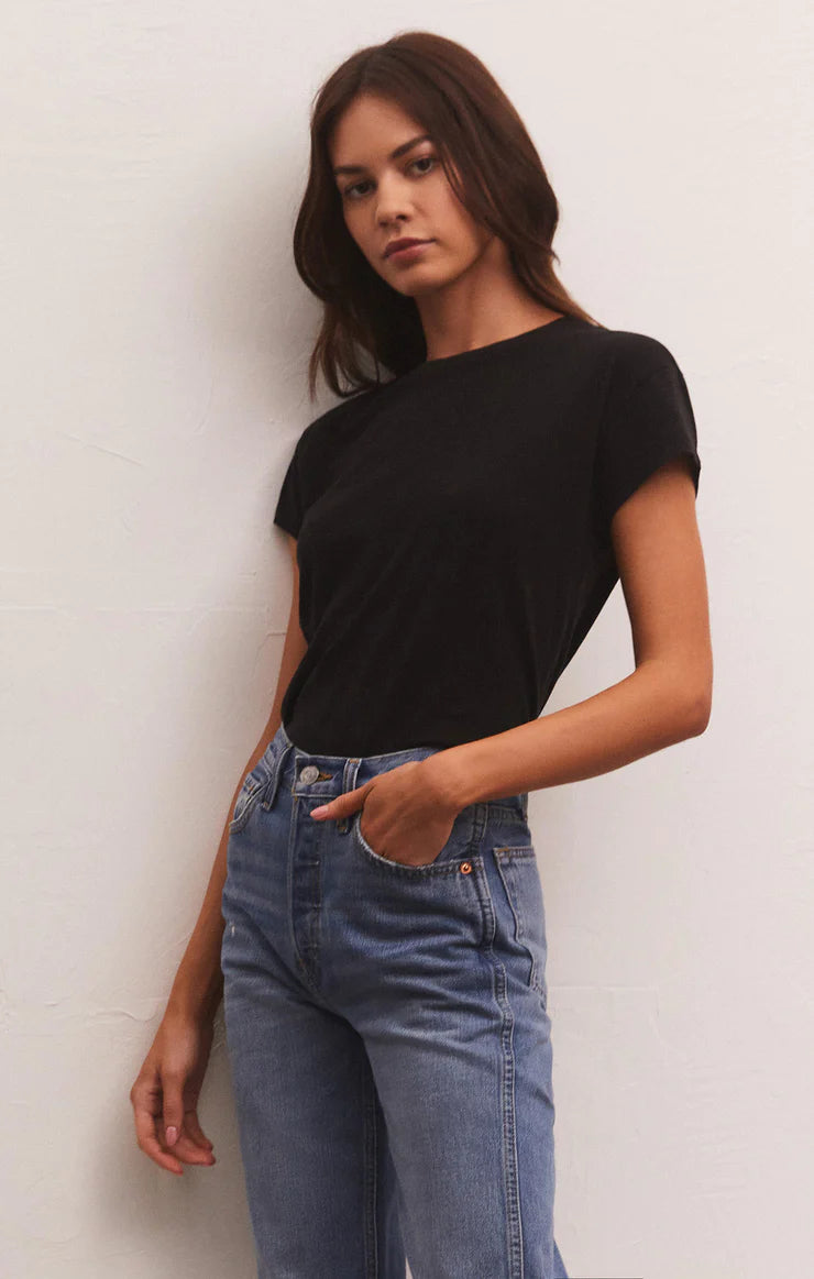 Modern Slub Tee | Black