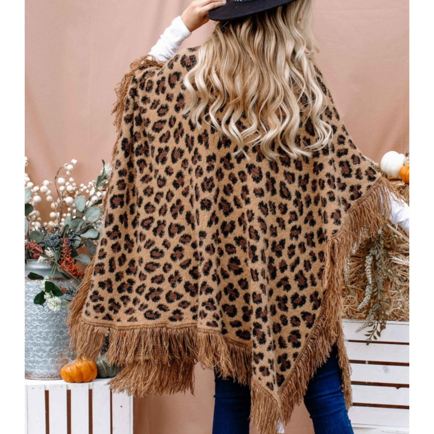 Boho Shawl | Leopard Print