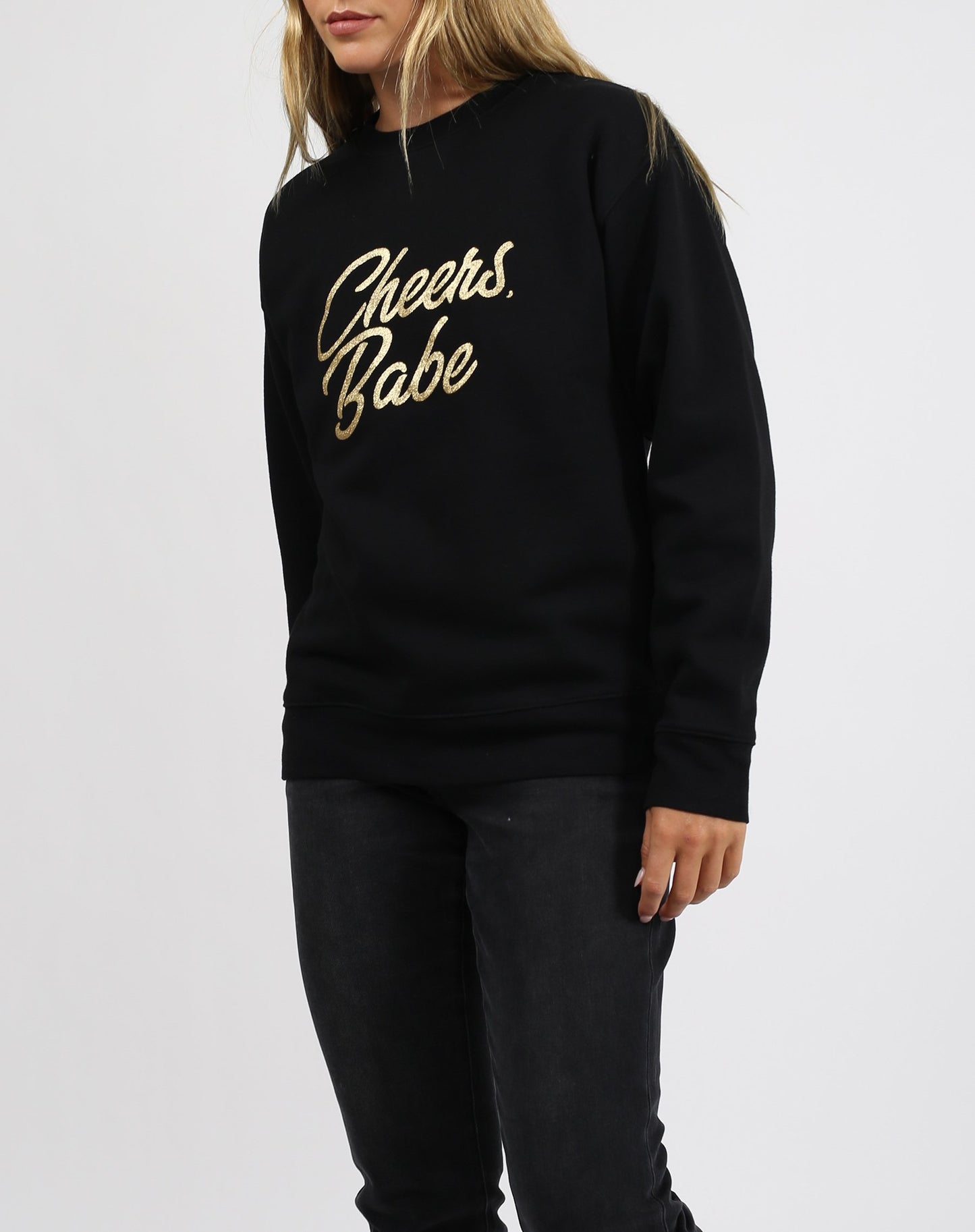 Cheers Babe Sweatshirt | Brunette The Label