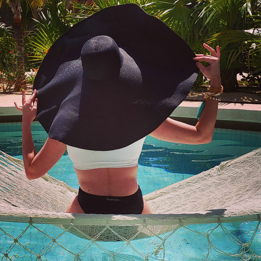 Oversized Floppy Hat | Black