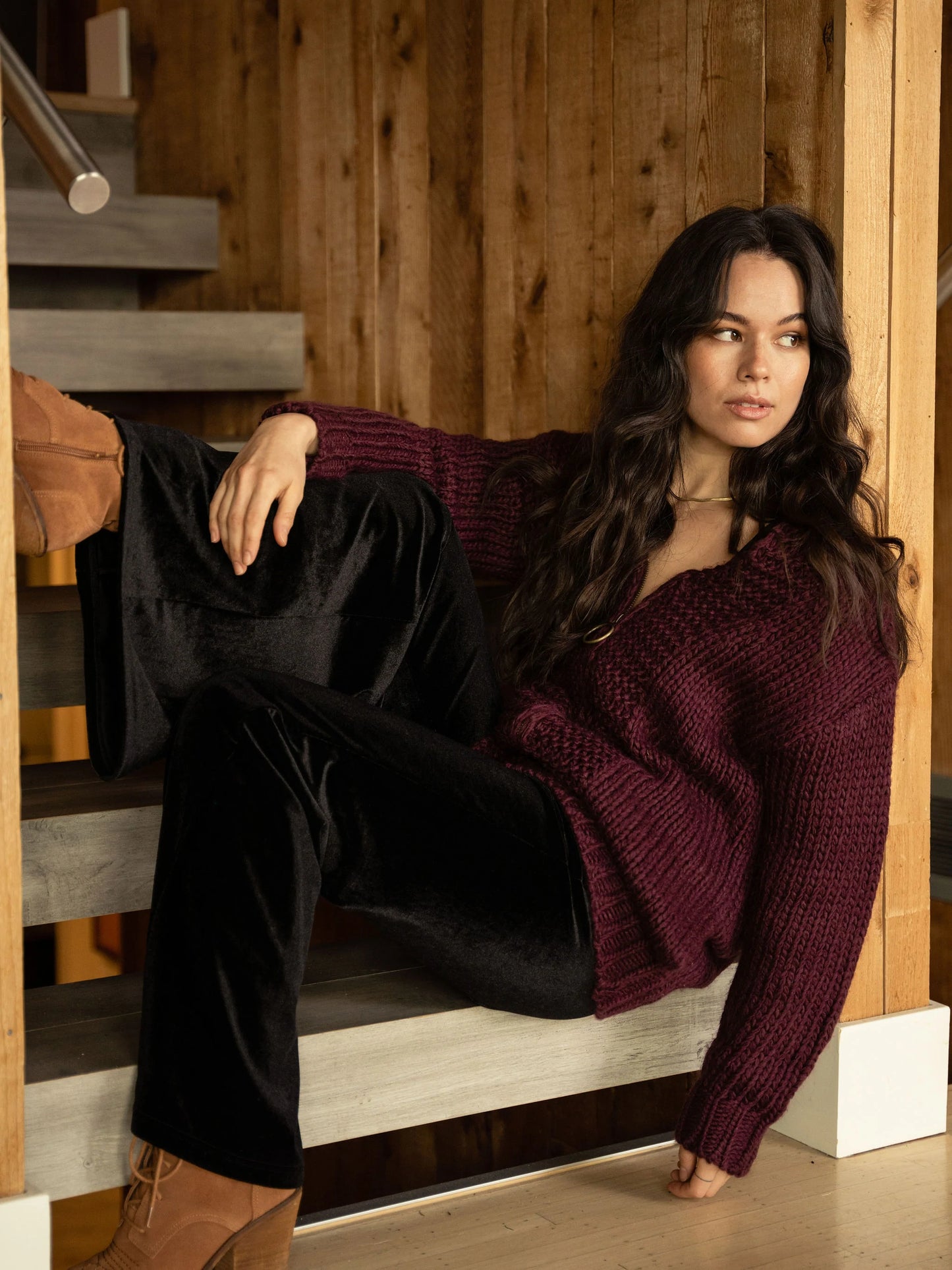 "I See You" Cardigan | Saffron/Tawny