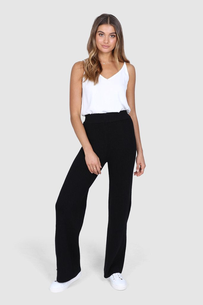 Hadley Knit Pants | Black
