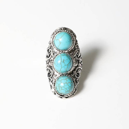Full Moon Ring | Turquoise