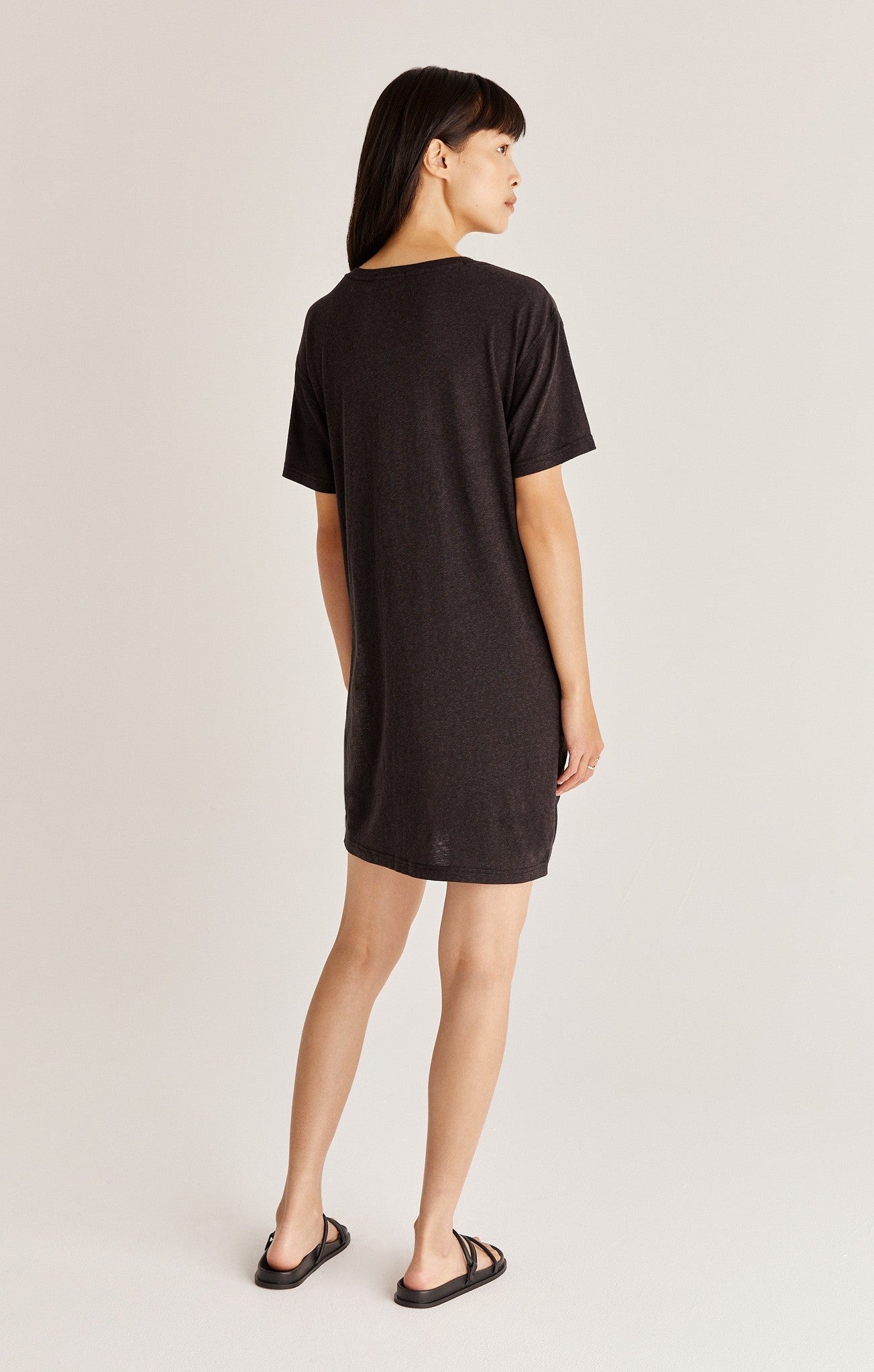 Denny T-Shirt Dress | Vintage Black