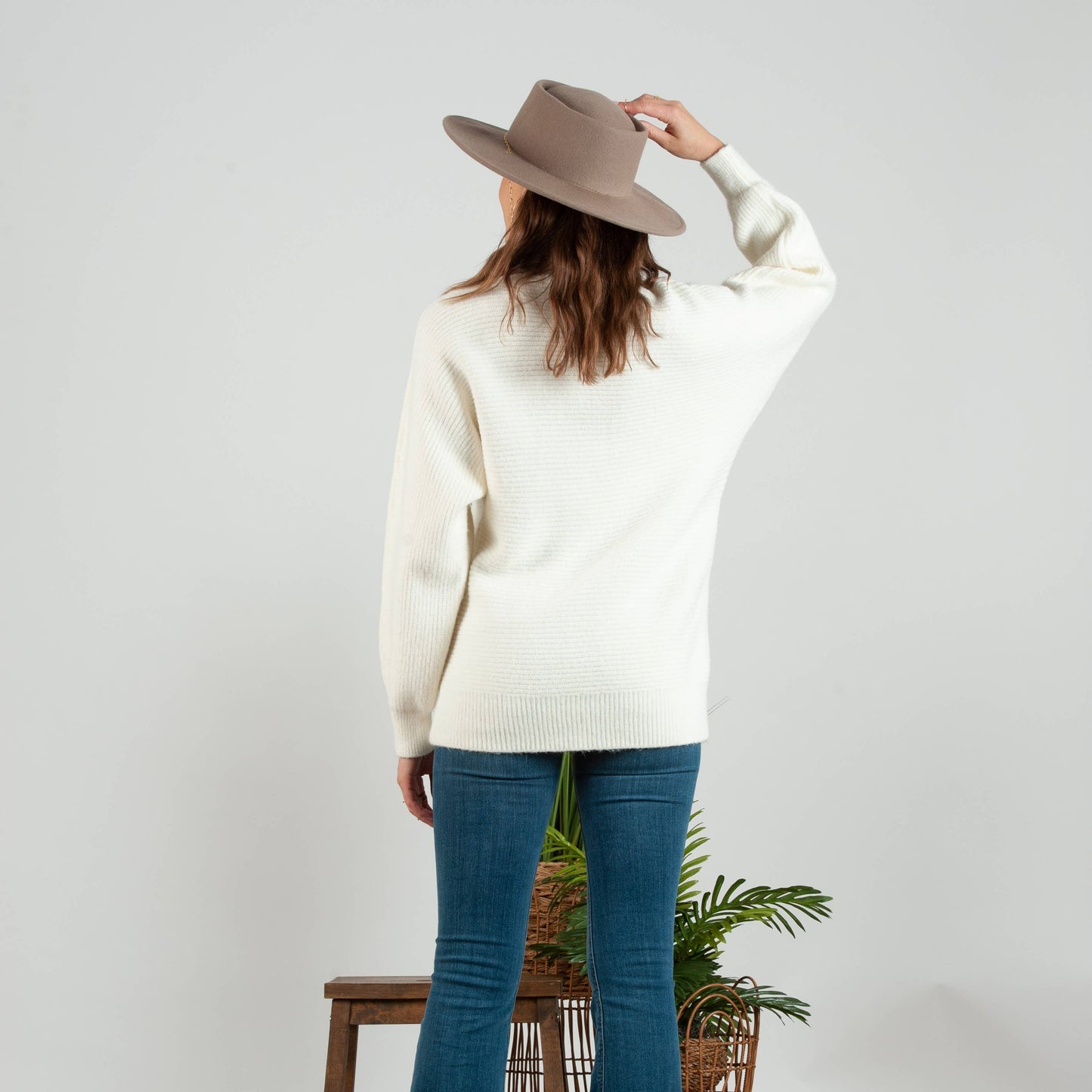 Boater Hat | Taupe
