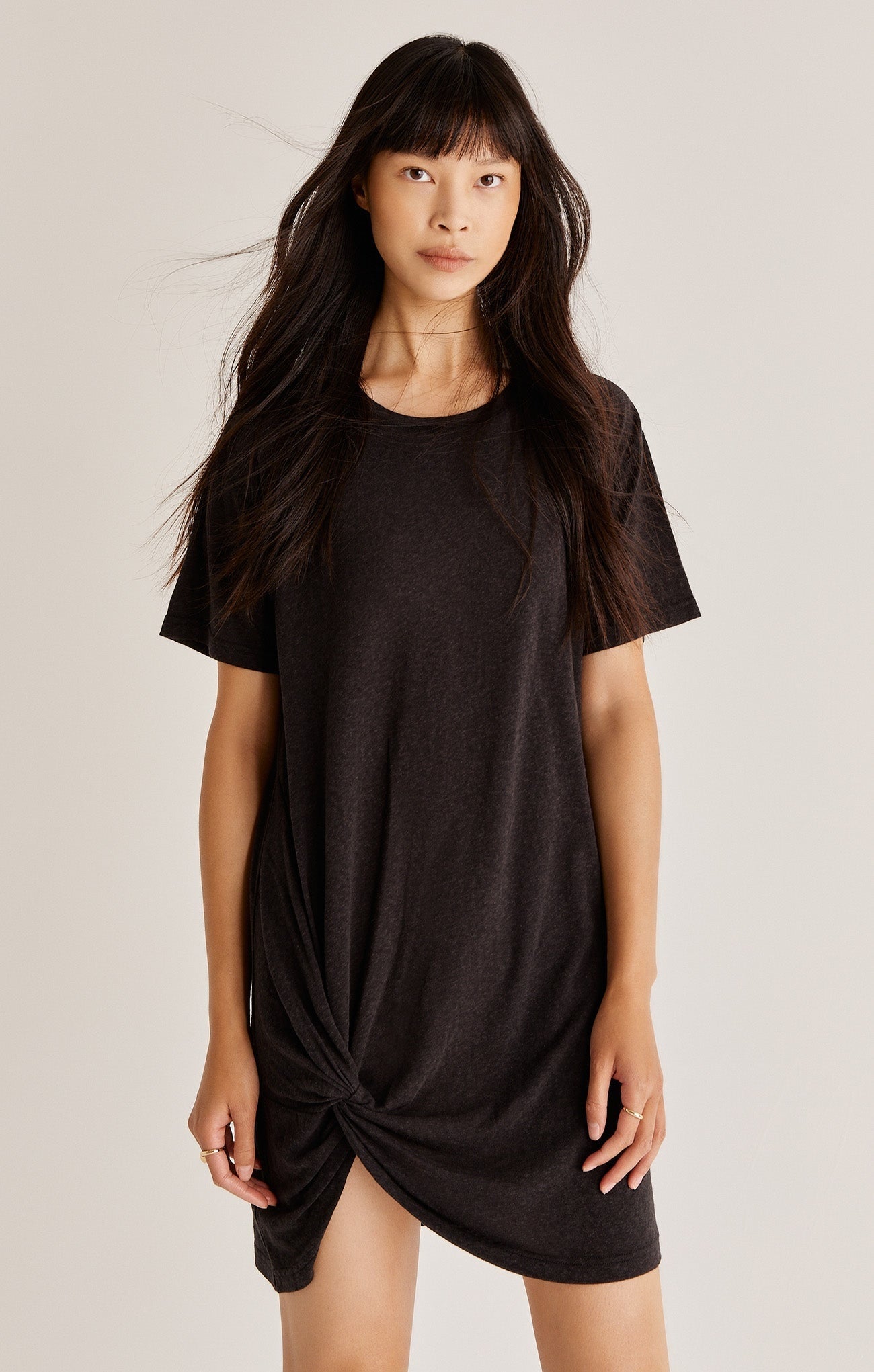 Denny T-Shirt Dress | Vintage Black
