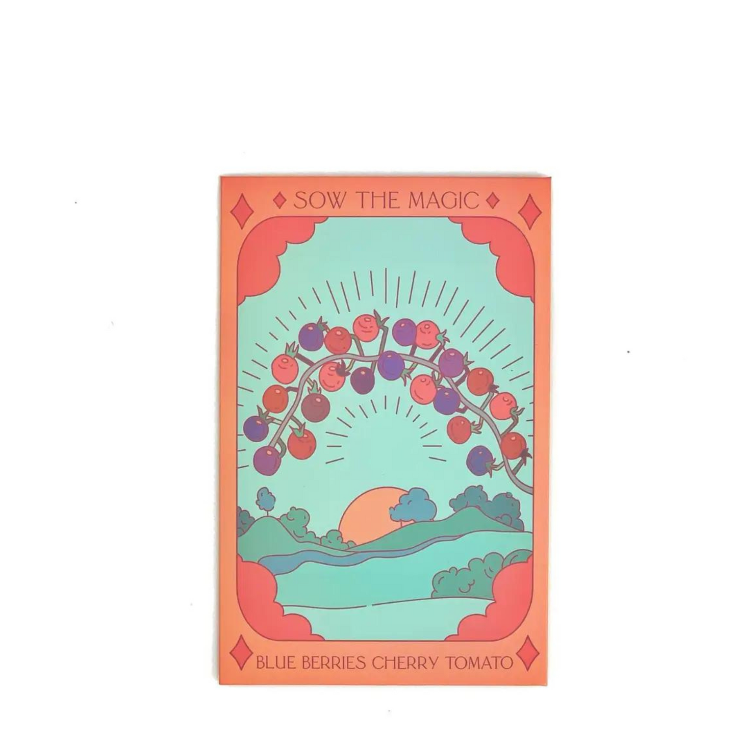 Blueberries Cherry Tomato Tarot Seed Packet