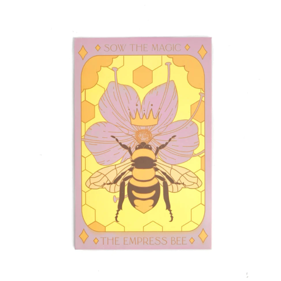 The Empress Bee Tarot Seed Packet