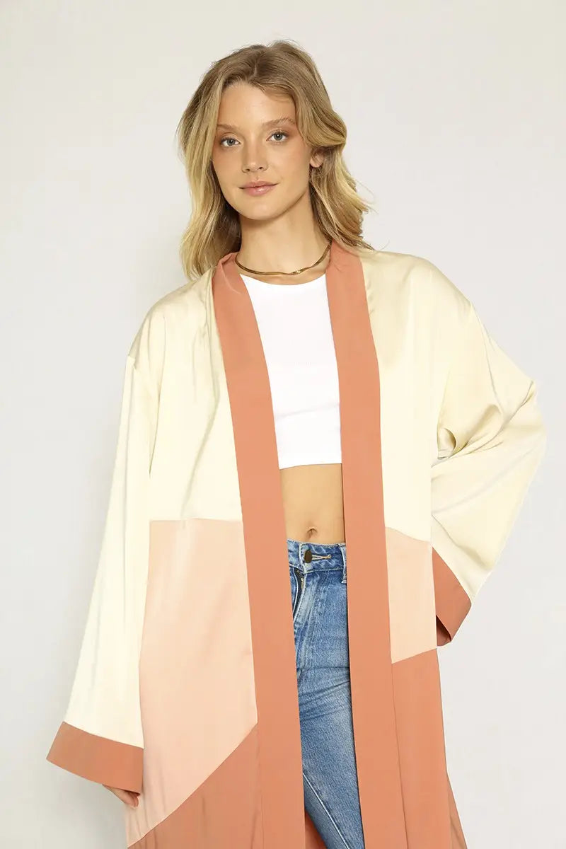 Solstice Duster  |  Satin Texture