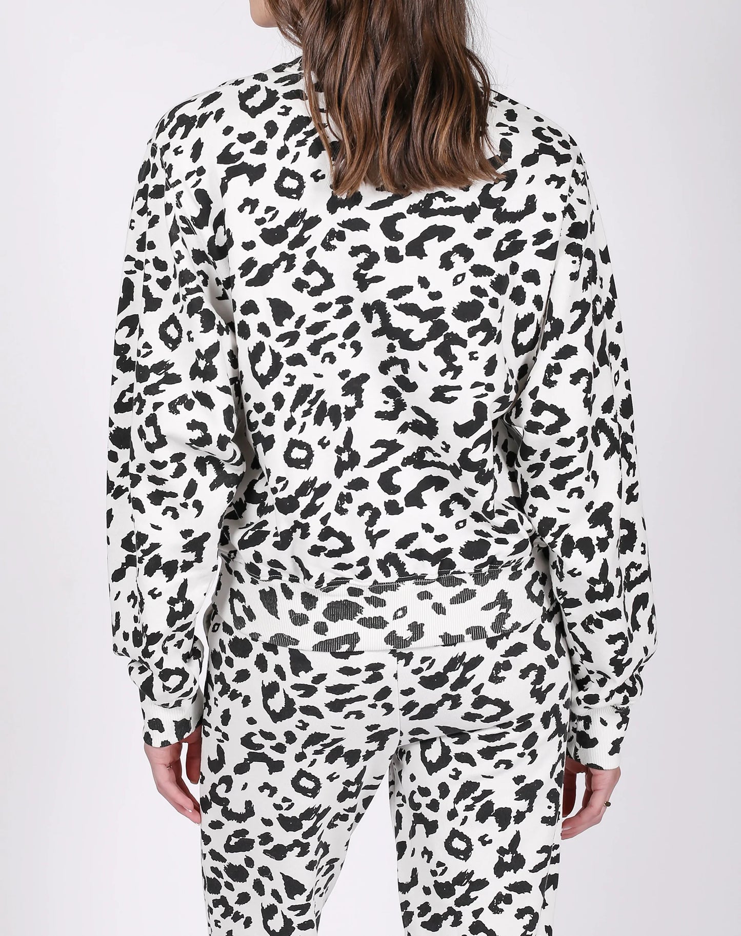 "Snow Leopard" Best Friend Crew | Brunette The Label