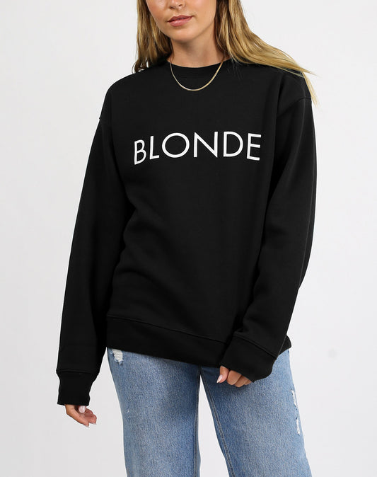 Blonde Core Crew Sweatshirt | Brunette The Label