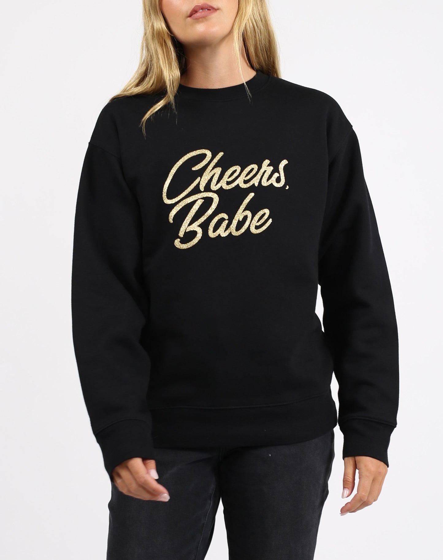 Cheers Babe Sweatshirt | Brunette The Label