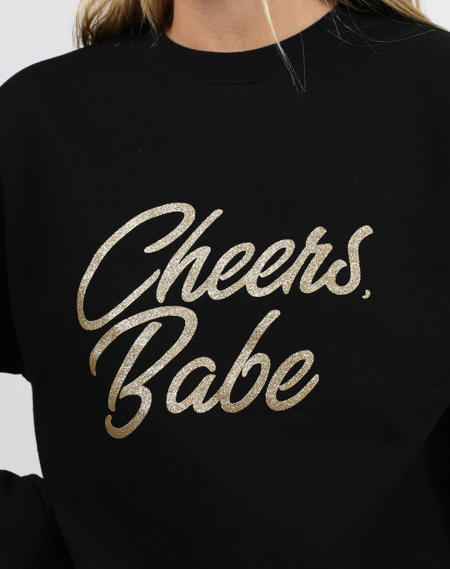Cheers Babe Sweatshirt | Brunette The Label