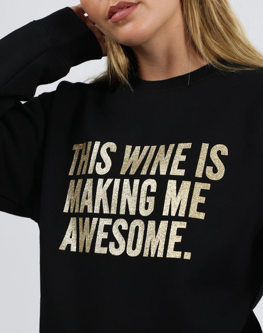 This Wine Sweatshirt | Brunette The Label