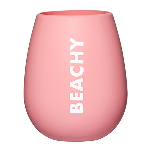 'Beachy' |  Silicone Wine Glass