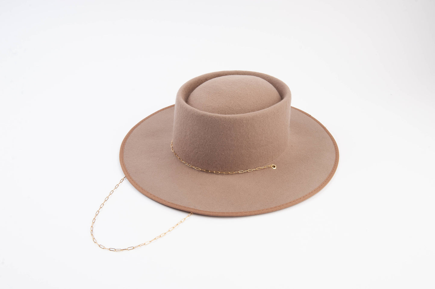 Boater Hat |  Taupe