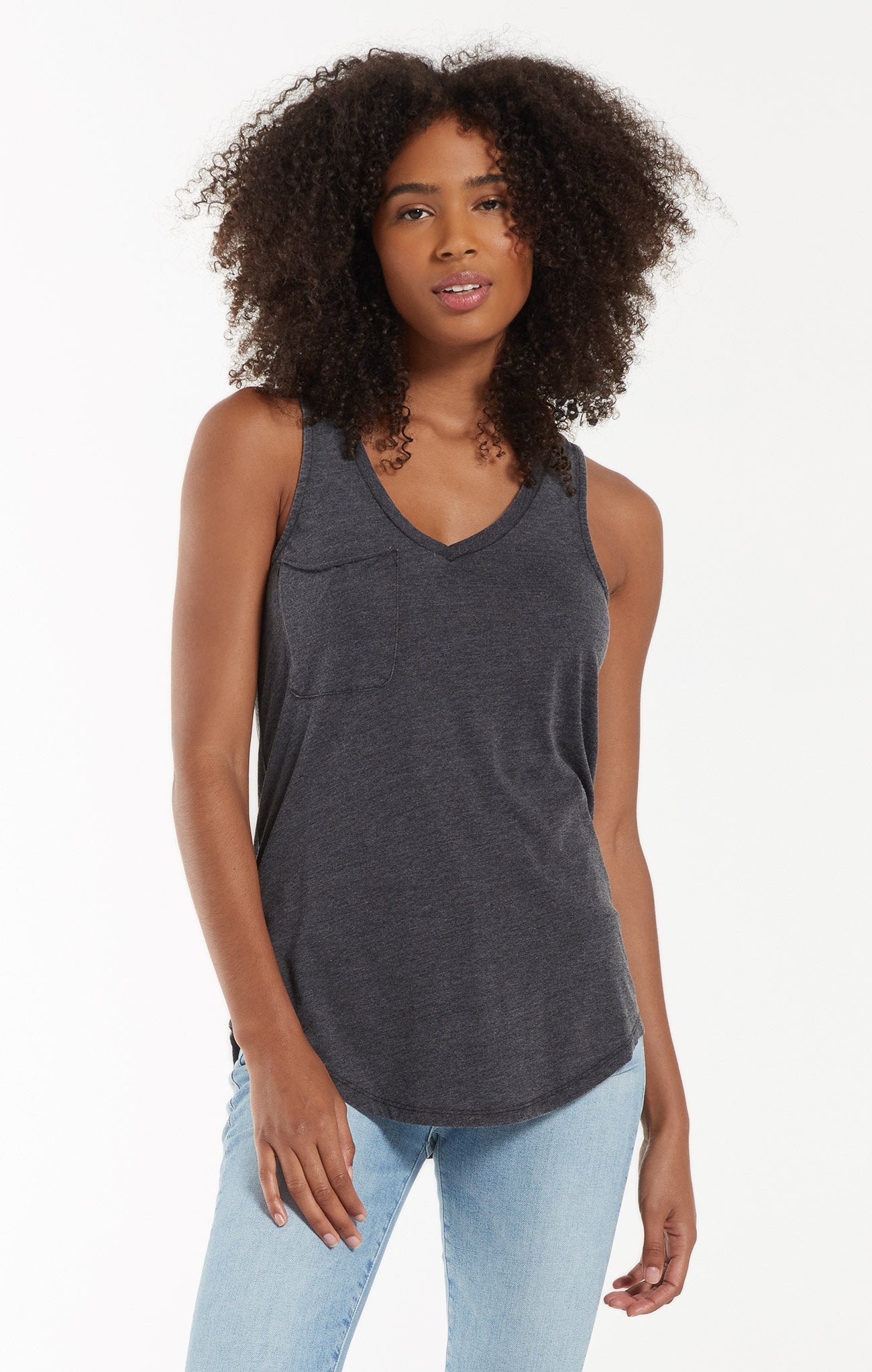 Pocket "Racer" Tank  |  Black